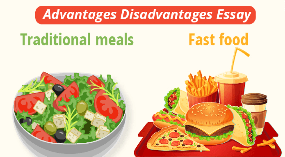 advantages and disadvantages of fast food essay ielts